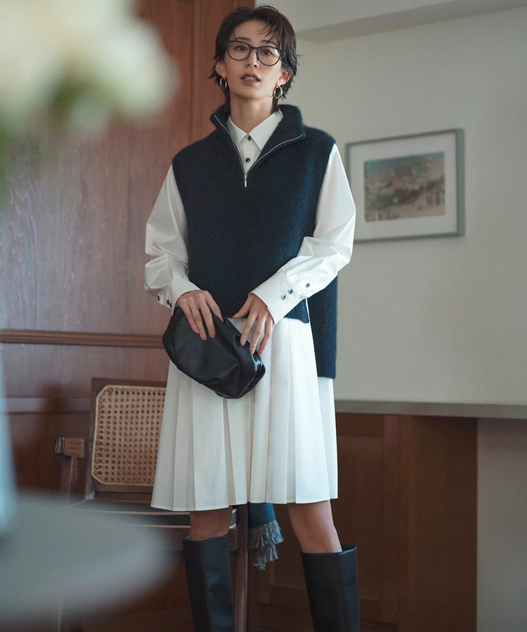 ボックスタックミニシャツワンピース | ワンピース | Arpege story