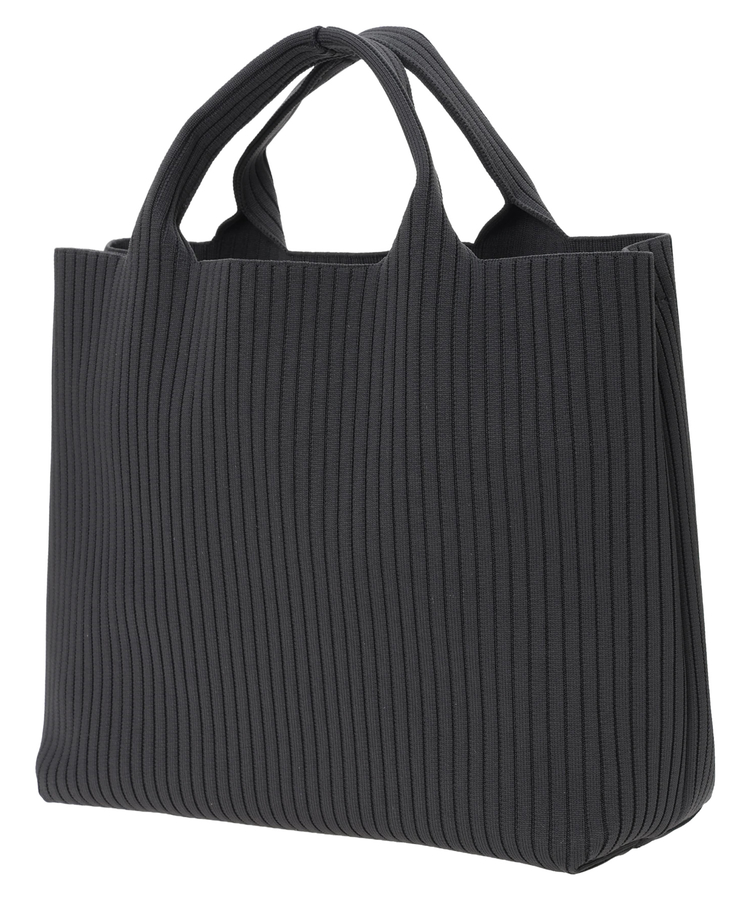 Arpege story レイヤード風リブニット 黒サイズ2 リブニットBAG | ハンドバッグ | Arpege story（アルページュ