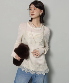 Arpege story(アルページュストーリー) |レースサテンキャミ