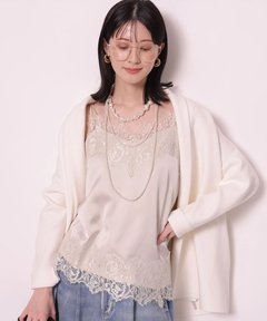 Arpege story(アルページュストーリー) |レースサテンキャミ