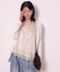 Arpege story(アルページュストーリー) |レースサテンキャミ