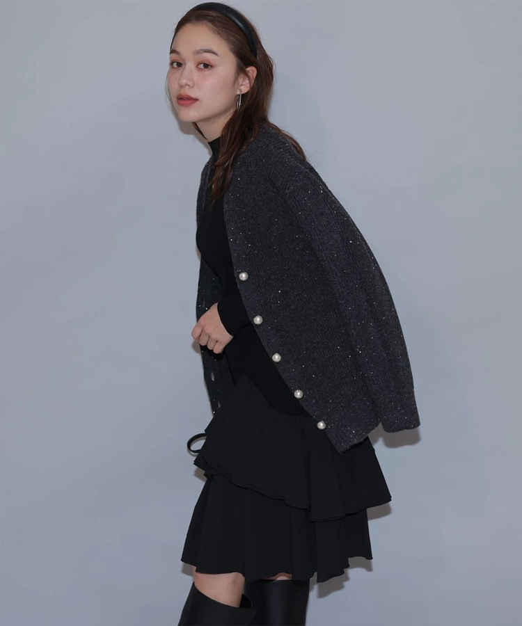 新品・未使用・タグつき Arpege storyタフタドッキングワンピース タフタドッキングミニワンピース | ワンピース | Arpege story