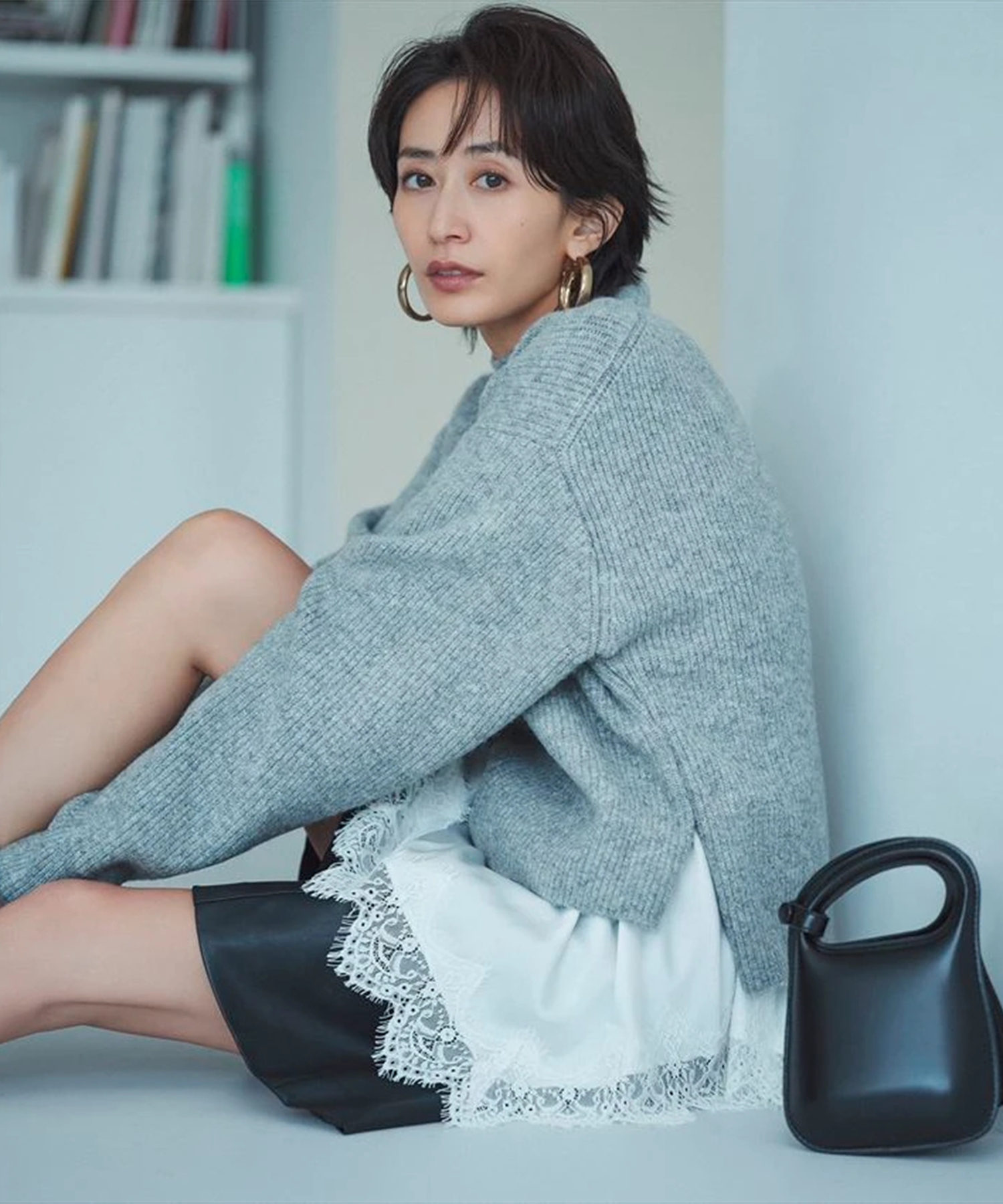 レースキャミ付きプルオーバー | ニット | Arpege story（アルページュ