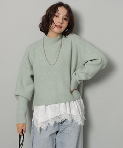 レースキャミ付きプルオーバー | ニット | Arpege story（アルページュ