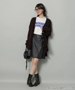 Arpege story(アルページュストーリー) |フェイクレザーラップミニスコート