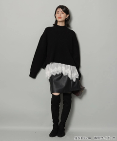 Arpege story(アルページュストーリー) |フェイクレザーラップミニスコート