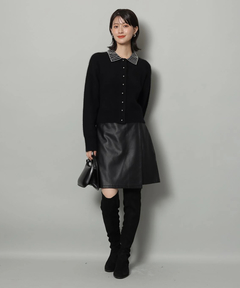 Arpege story(アルページュストーリー) |フェイクレザーラップミニスコート