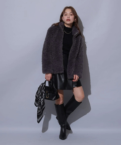 Arpege story(アルページュストーリー) |フェイクレザーラップミニスコート