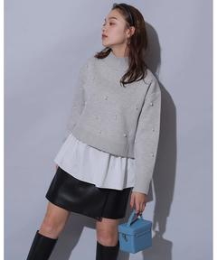 Arpege story(アルページュストーリー) |フェイクレザーラップミニスコート