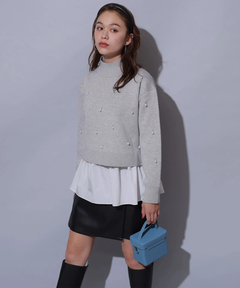 Arpege story(アルページュストーリー) |フェイクレザーラップミニスコート