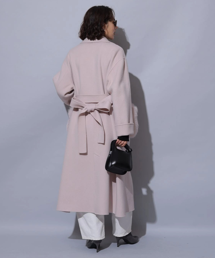 ルミネ新宿限定》ファー付きリバーカラーコート | コート | Arpege