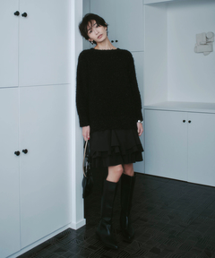 美香さんコラボ〉カーデ×ペプラムワンピSET | ワンピース | JUSGLITTY