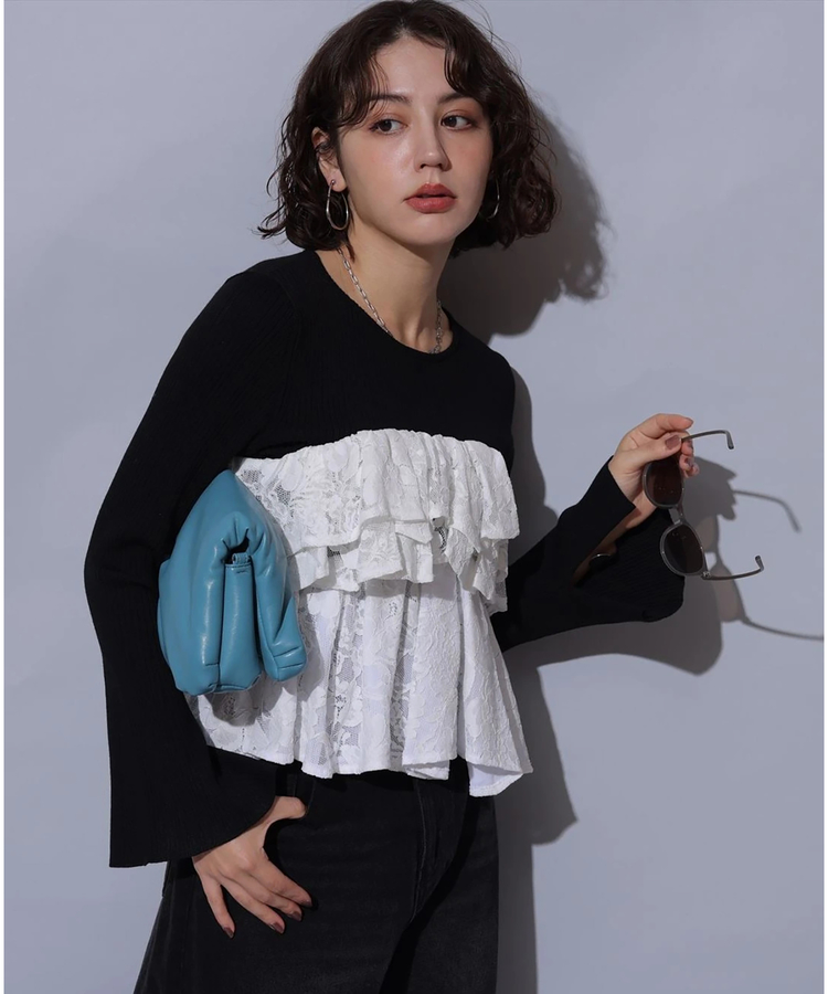 新品 Arpege story アルページュストーリーティアードフリルキャミ 新品 Arpege story アルページュストーリーティアードフリルキャミ