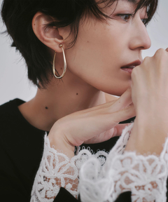 Arpege story(アルページュストーリー) |袖口レースニットワンピース