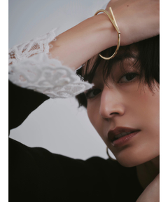 Arpege story(アルページュストーリー) |袖口レースニットワンピース