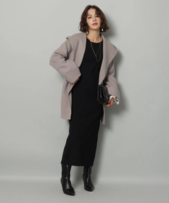 Arpege story(アルページュストーリー) |袖口レースニットワンピース