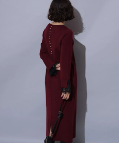 Arpege story(アルページュストーリー) |袖口レースニットワンピース