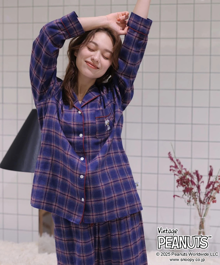 PEANUTS〉ネルチェックパジャマ | ファッション小物/その他 | Arpege