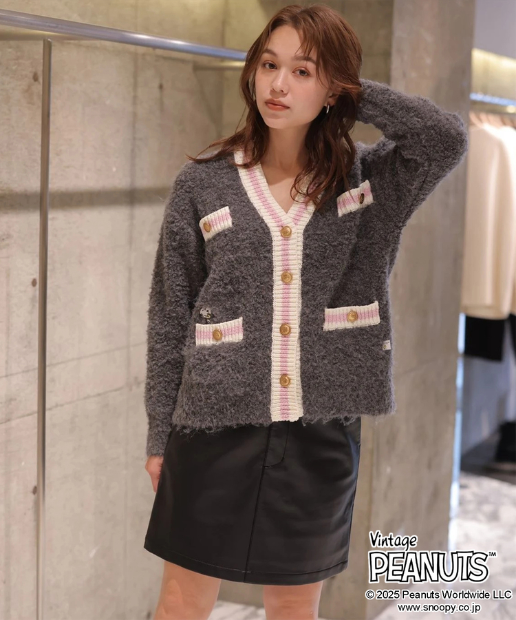 PEANUTS〉ループカーディガン | カーデ | Arpege story（アルページュ