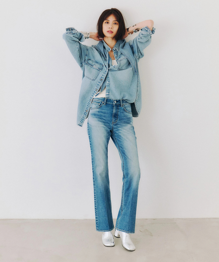 ハイパワーストレッチセミフレアデニム | デニム | Arpege story