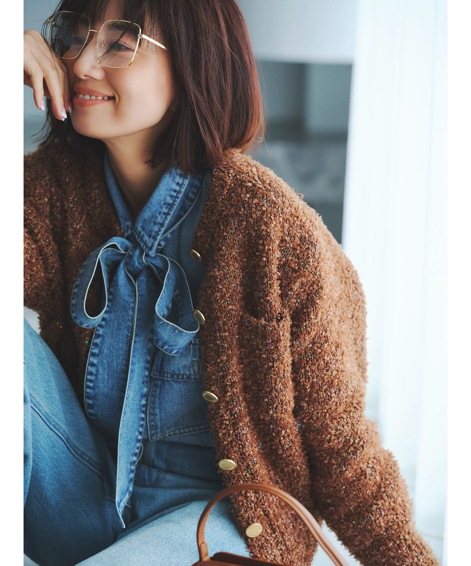 マルチスパンコールフラッグヤーンカーデ | カーデ | Arpege story