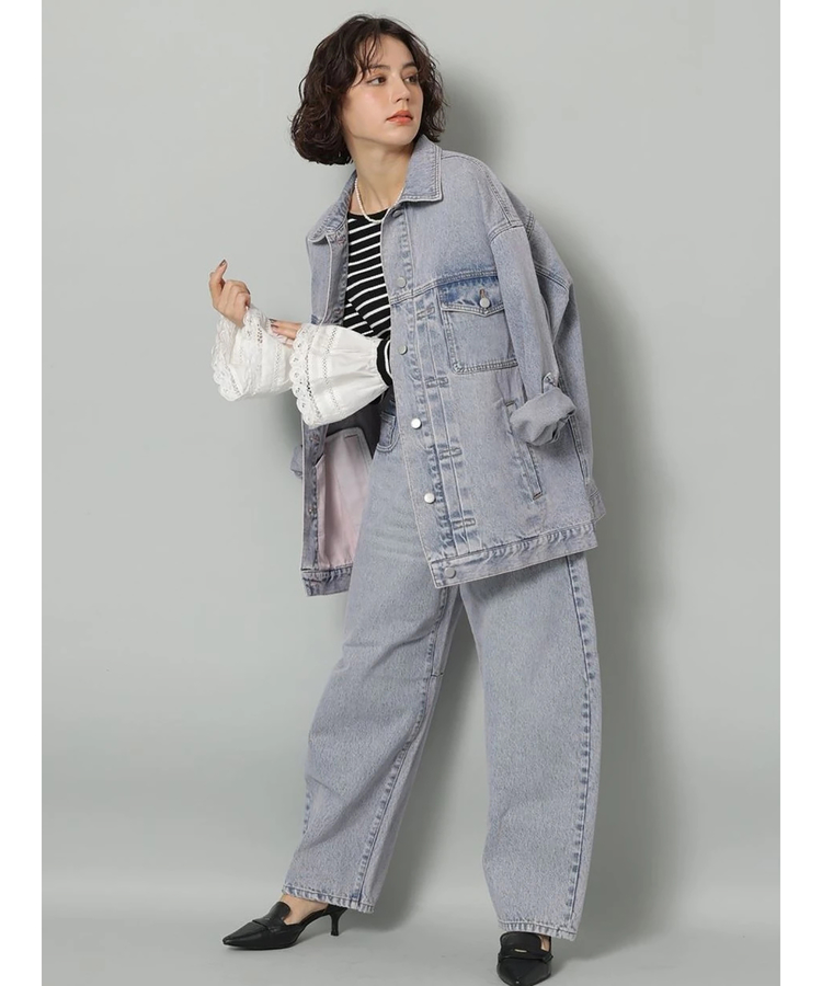 ピンクトッピングカーブデニム | デニム | Arpege story（アルページュ