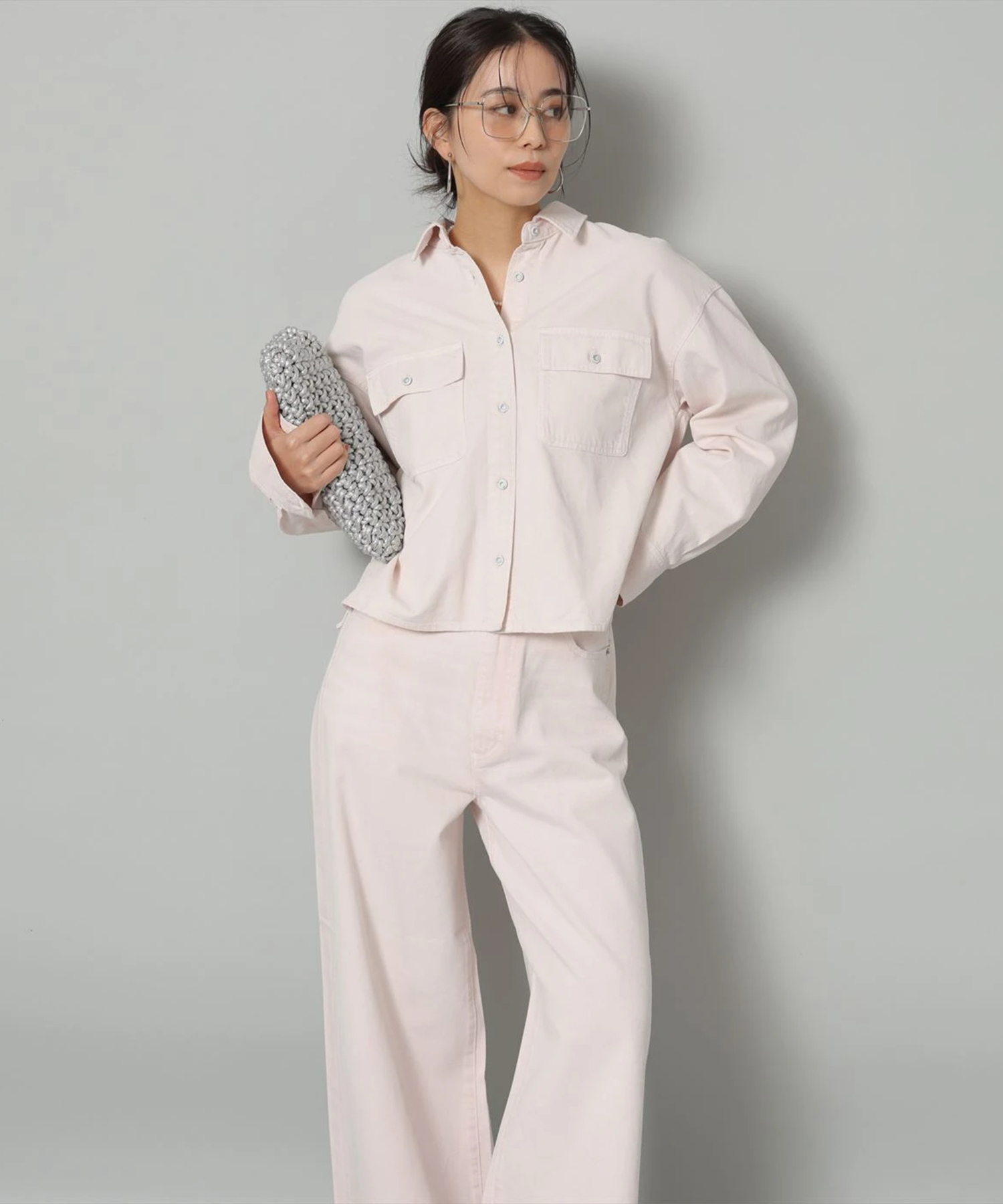 ガーメントダイローウエストワイドデニム | デニム | Arpege story