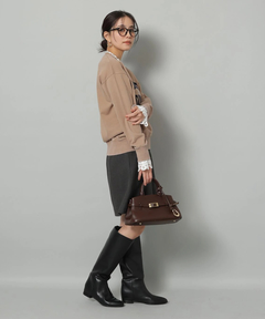 Arpege story(アルページュストーリー) |袖レースフロッキーロゴスウェット