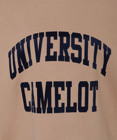 Arpege story(アルページュストーリー) |袖レースフロッキーロゴスウェット