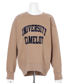 Arpege story(アルページュストーリー) |袖レースフロッキーロゴスウェット