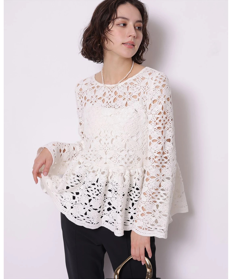 エンブライダリーペプラムブラウス | シャツ・ブラウス | Arpege story