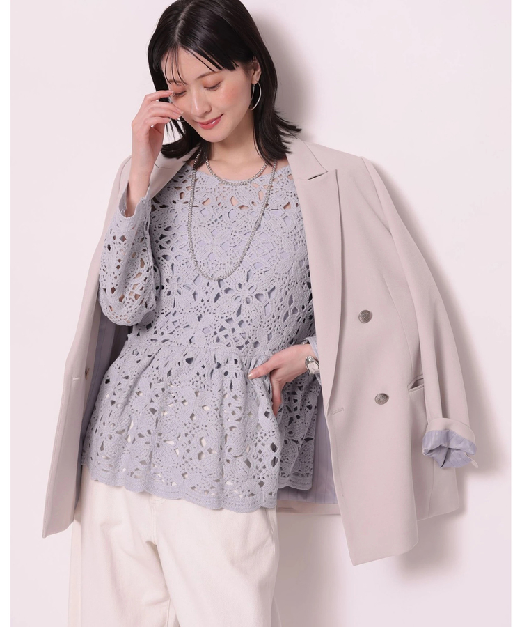 店舗限定》エンブロイダリーペプラムブラウス | シャツ・ブラウス