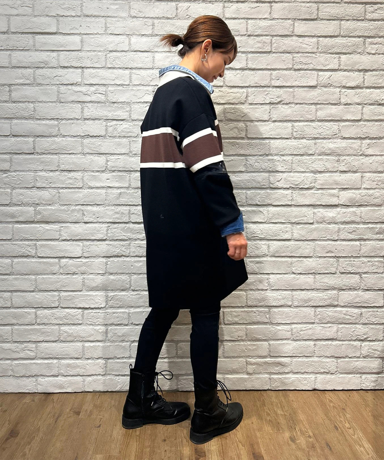 Arpege story アルページュストーリー　ラガーニットワンピース 店舗限定》レース切替ラガーニットワンピース | ワンピース | Arpege