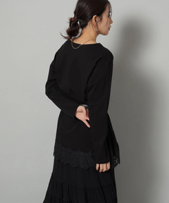 Arpege story(アルページュストーリー) |裾レースロンＴ