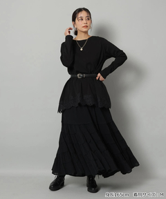 Arpege story(アルページュストーリー) |裾レースロンＴ