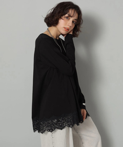 Arpege story(アルページュストーリー) |裾レースロンＴ