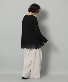 Arpege story(アルページュストーリー) |裾レースロンＴ