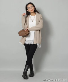 Arpege story(アルページュストーリー) |裾レースロンＴ