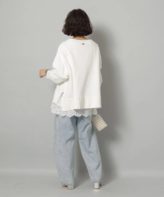 Arpege story(アルページュストーリー) |裾レースロンＴ