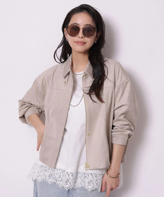 Arpege story(アルページュストーリー) |裾レースロンＴ