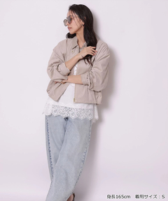 Arpege story(アルページュストーリー) |裾レースロンＴ