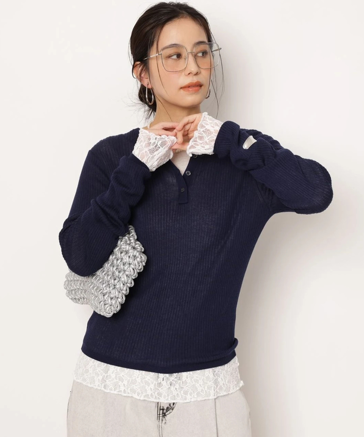 Arpege story(アルページュストーリー) |配色シアーロンＴ