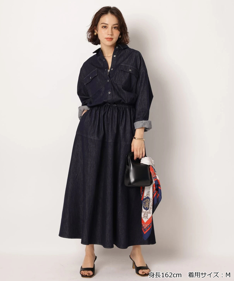 デニムドロストシャツワンピース | ワンピース | Arpege story