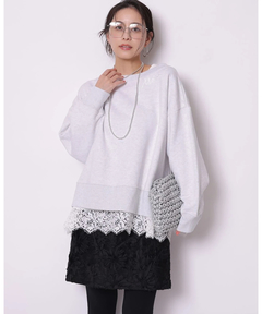 裾レースロンT | Tシャツ・カットソー | Arpege story（アルページュ