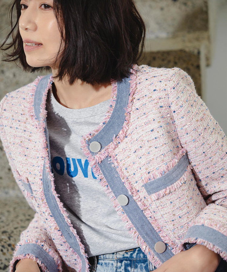 デニムドッキングツイードジャケット | ジャケット | Arpege story