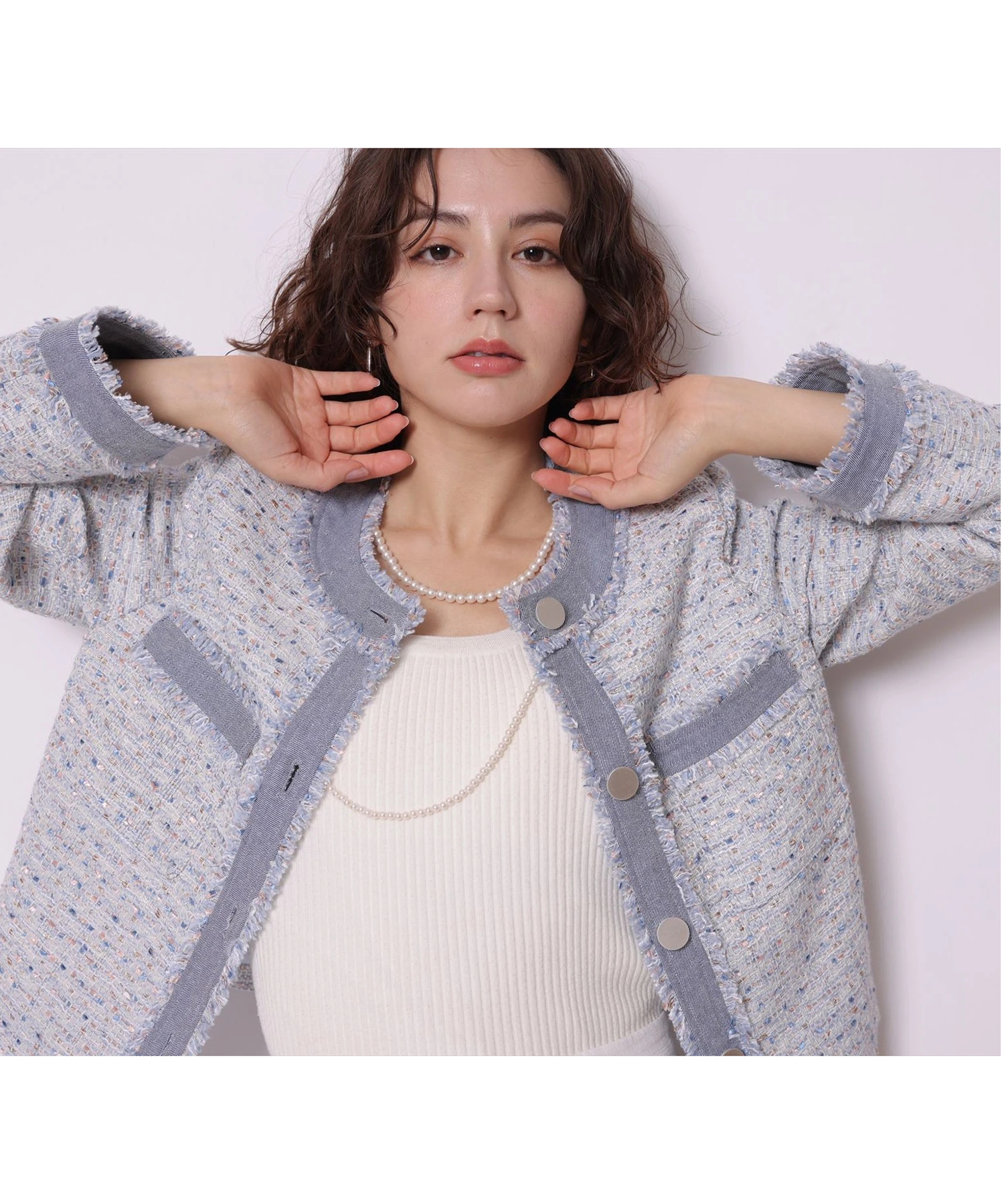 デニムドッキングツイードジャケット | ジャケット | Arpege story