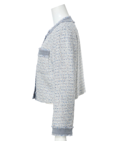 Arpege story(アルページュストーリー) |デニムドッキングツイードジャケット