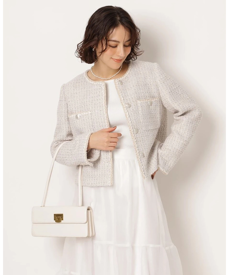 ノーカラージャケット | ジャケット | Arpege story（アルページュ