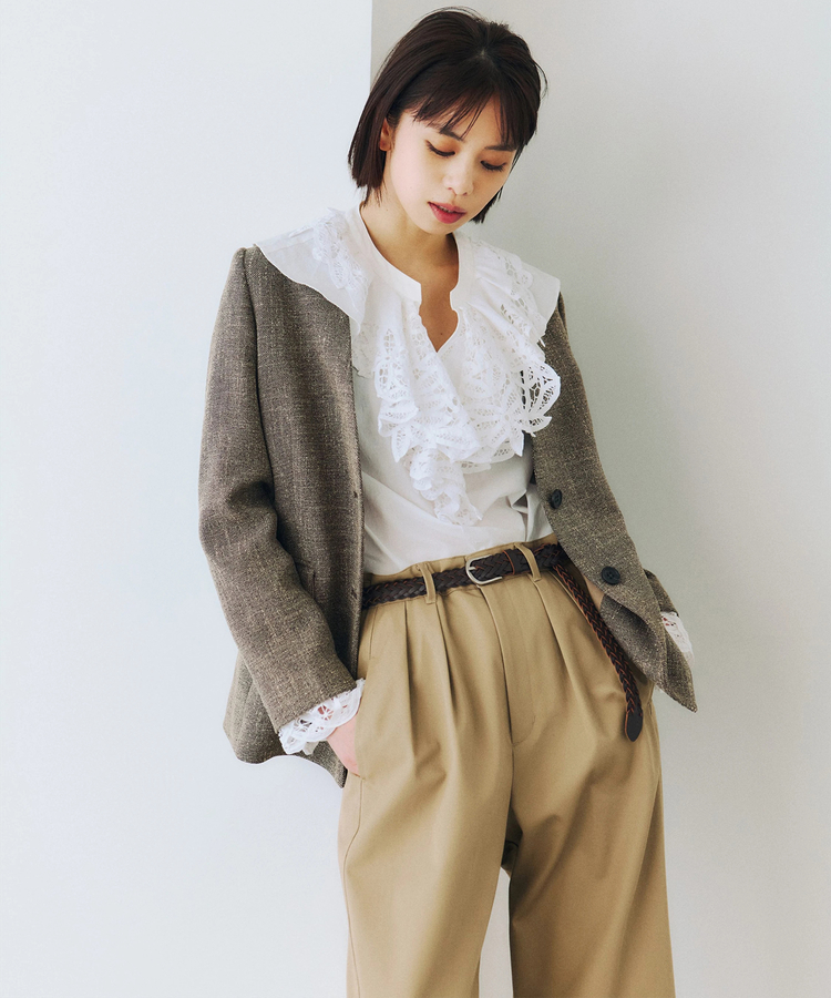 スラブツイードVジャケット | ジャケット | Arpege story