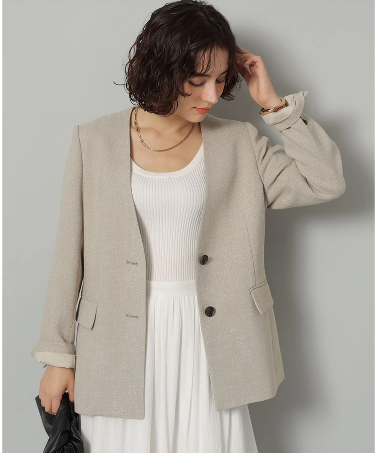 スラブツイードVジャケット | ジャケット | Arpege story